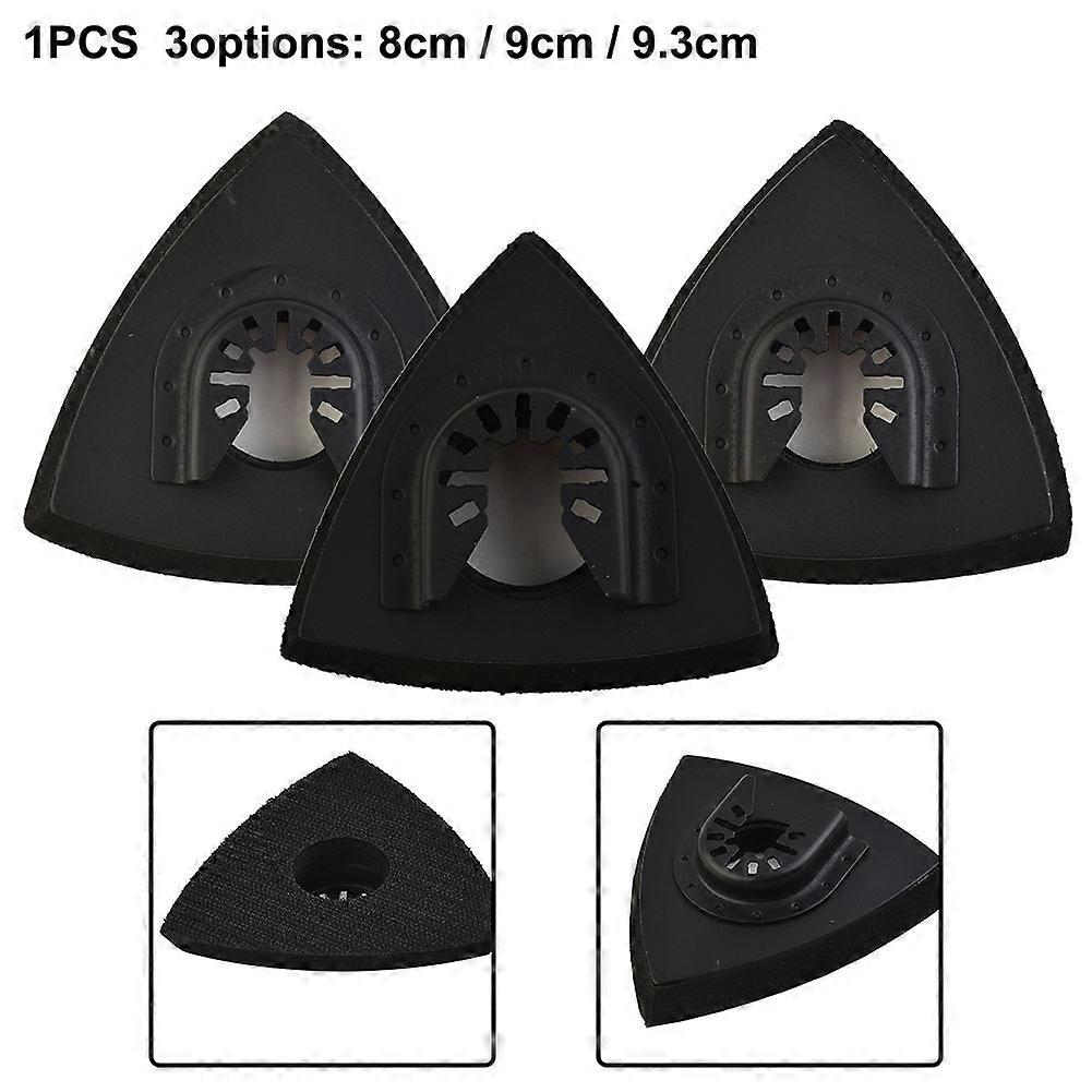 1PC Grinding Triangle Oscillating Tool Sanding Pad Hook Loop Quick Release PU Pad 80/90/93mm Fit Multi Tool Durable