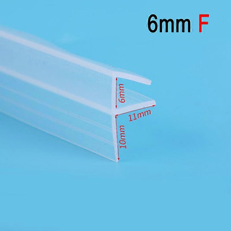 F / U / H Forme Ruban De Porte En Verre Scellant Caoutchouc De Silicone Verre Verre Joint Bande Bain