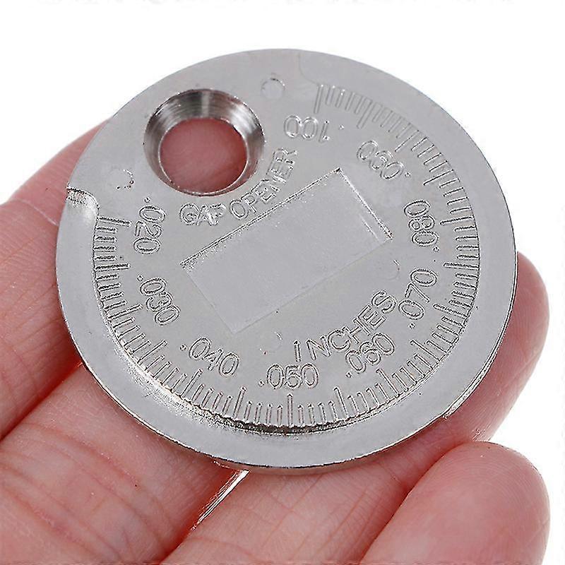Spark Plug Gap Gauge Tool Measurement Coin-type 0.6-2.4mm Range Spark Plug Gage Hfmqv