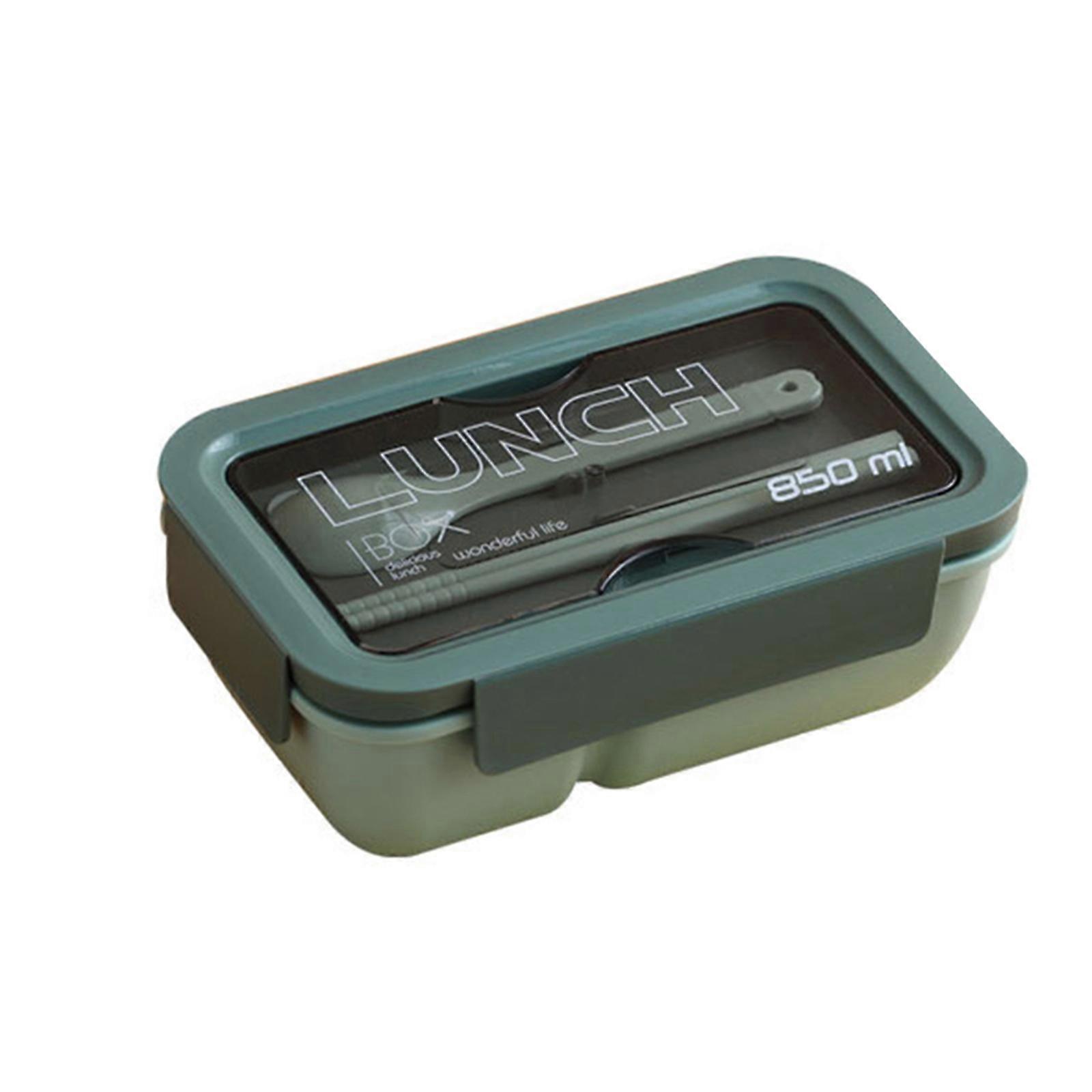 Lunch Box with Spoon Leak Proof Durable Microwave Safe Meal Fruit Snack Packing for