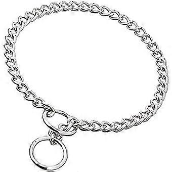 Stainless Steel Metal Chain Dog Collar Walking Training Collars Pet Supplies for Small Medium Large Dogs (Argento Color x1),2024 Ping