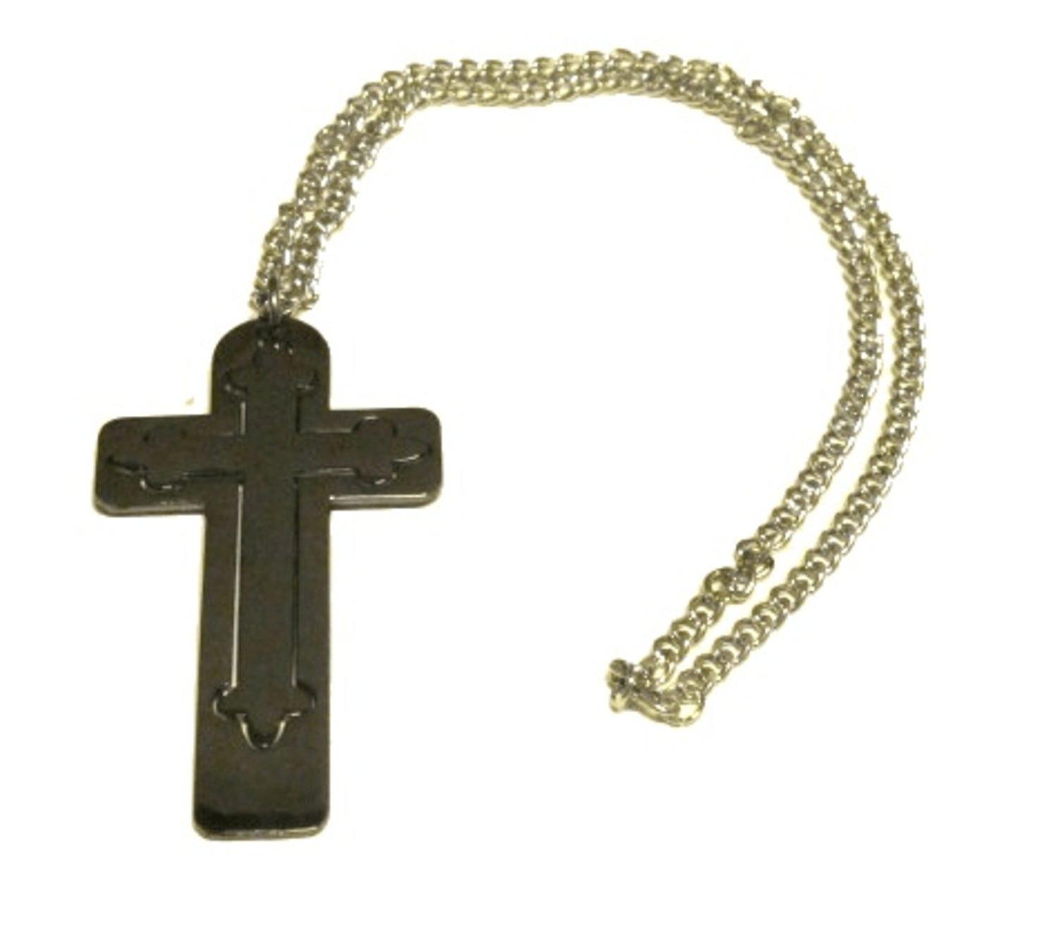 Collier de croix noir