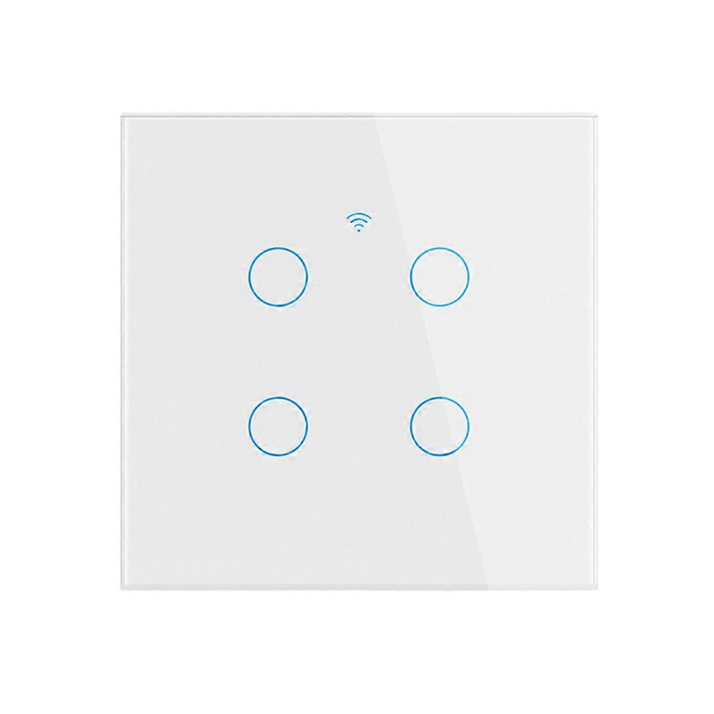 NEW WiFi Smart Wall Touch Light Switch Glass Panel for Alexa/Google Home