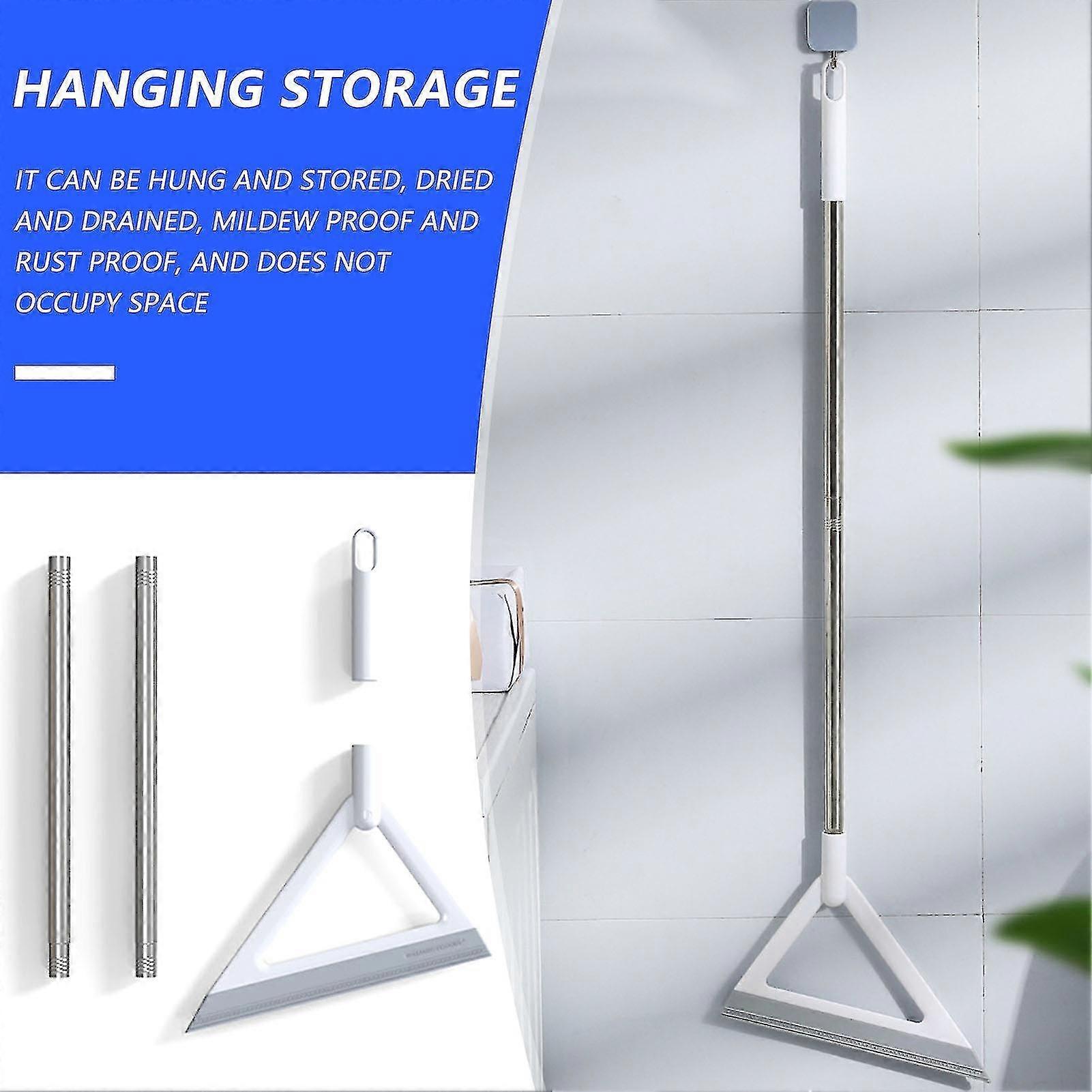 Multifunctional Magic Broom Floor Window Wiper Detachable Triangle Broom