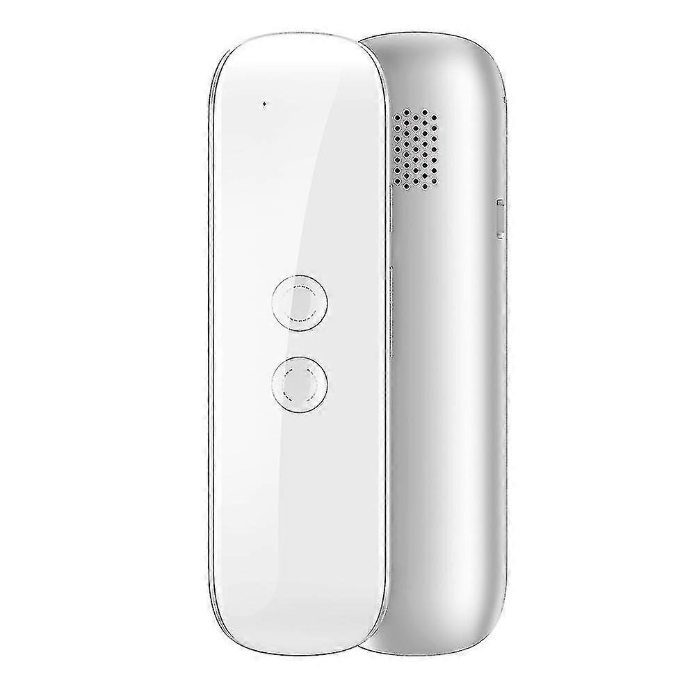 Smart Instant Translator Voice Bluetooth Translation Device Portable 40 Languages For1pcs-white