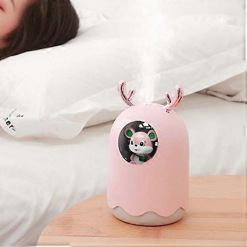 QH-588 Cue Bear Mini Air Humidifier USB Car Home Desktop Aroma Diffuser