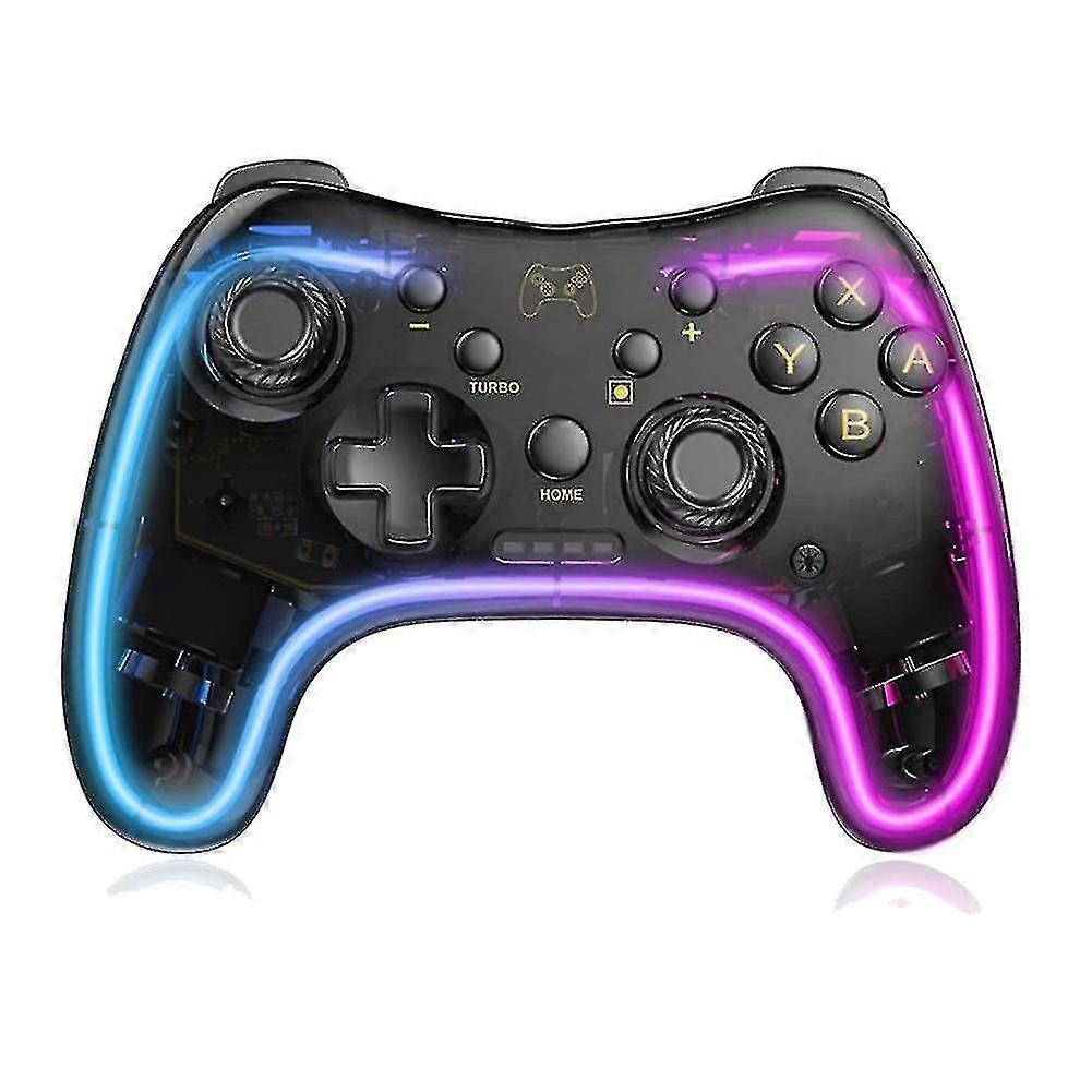 Controller 6-axis Somatosensory Rgb Game Controller Compatible For Switch Lite Switch Oledeled