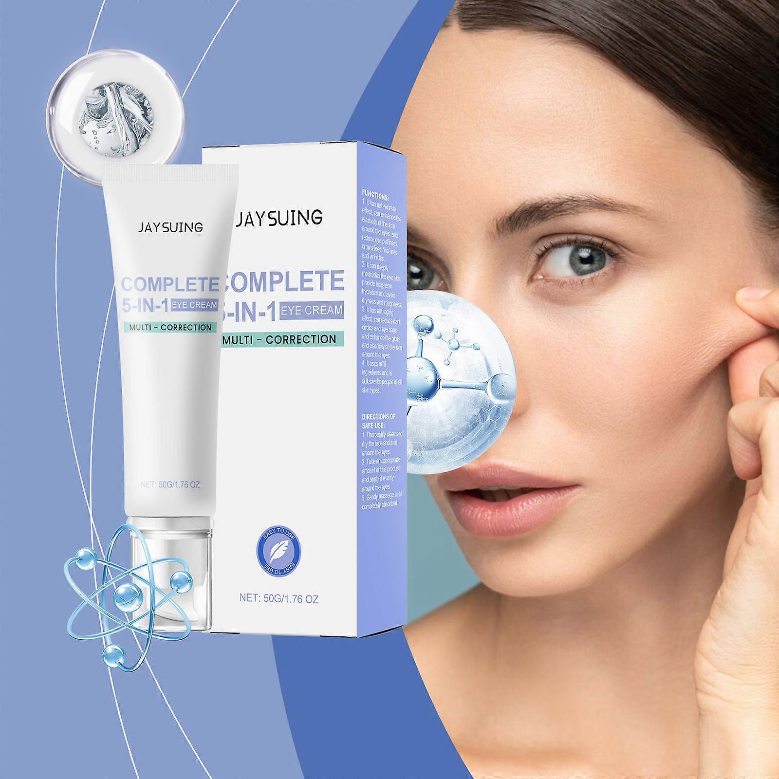Advanced 5-in-1 Multi Correction Anti-Aging Eye Serum with Retinol, Collagen, Vitamin C, Hyaluronic acid and acetyl tripeptide-1