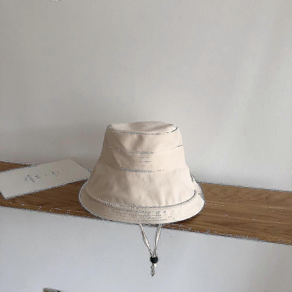 Unisex Vödör sapka Napvédő Sapka Horgászat Szabadtéri Napozó strand Kalapfehér Xq-mz111