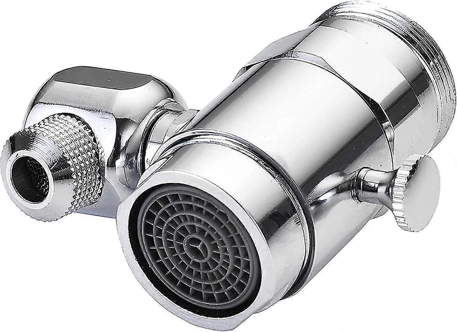 360 rotatable faucet aerator, dual function, splash protection