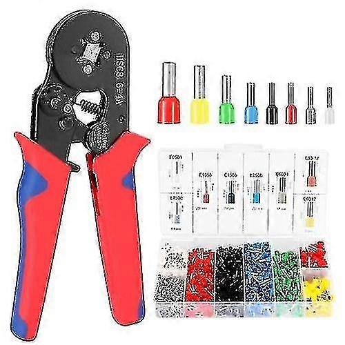 Hsc8 6-4 0.25-10m Awg23-7 Ferrule Crimping Tool Kit High Hardness