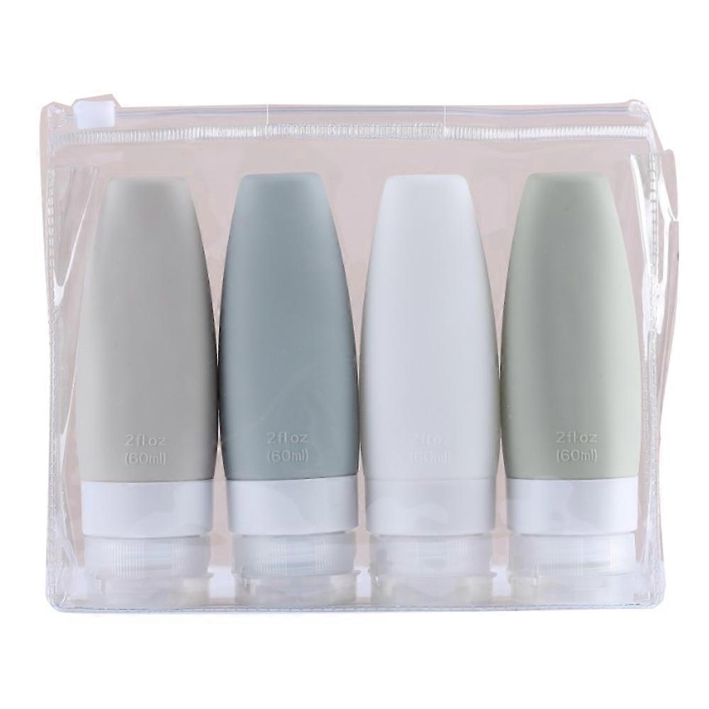 Silicone travel bottle, conical cosmetic storage bottle