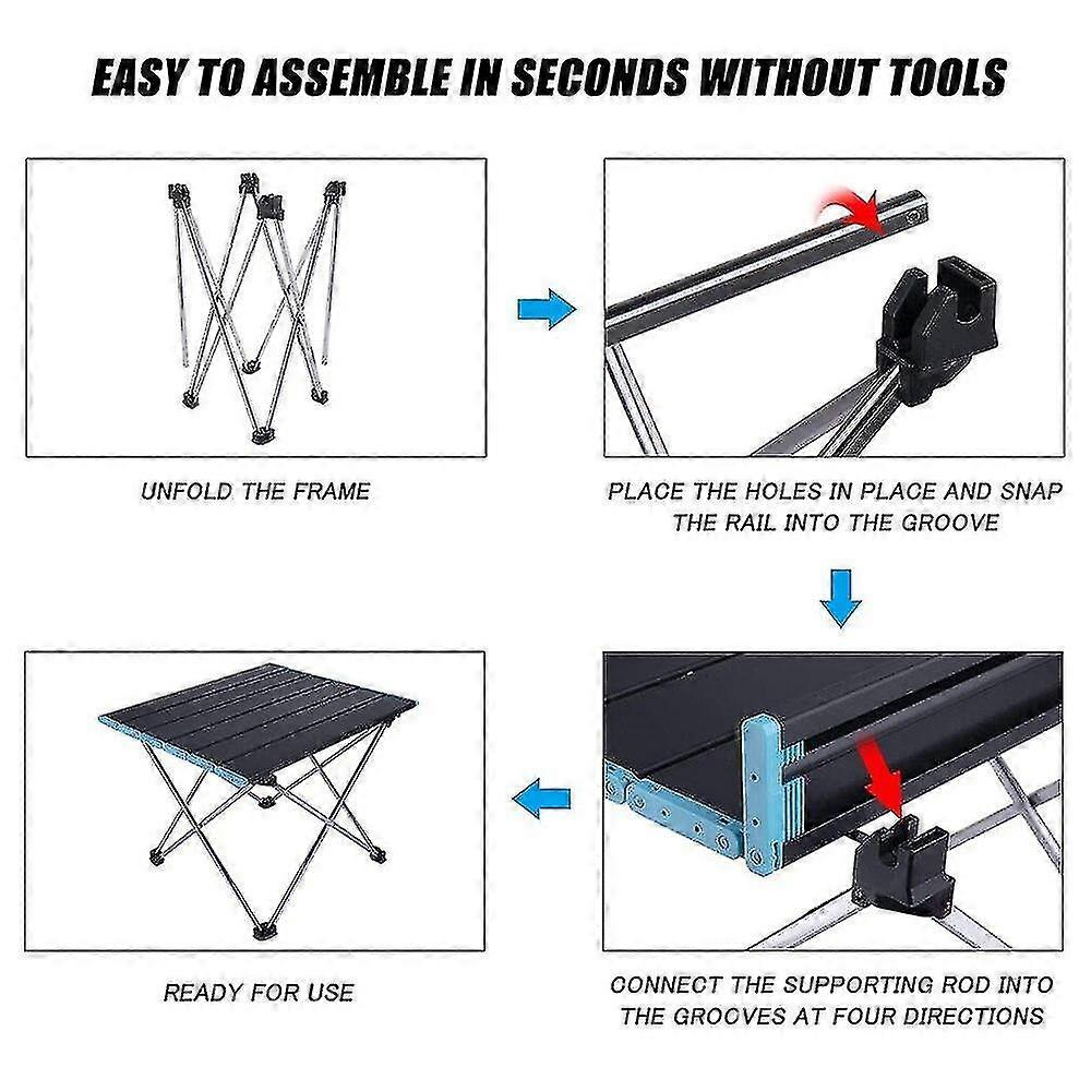 في الهواء الطلق سبائك الألومنيوم المحمولة قابلة للطي الجدول المماطلة التخييم الترفيه الجدول