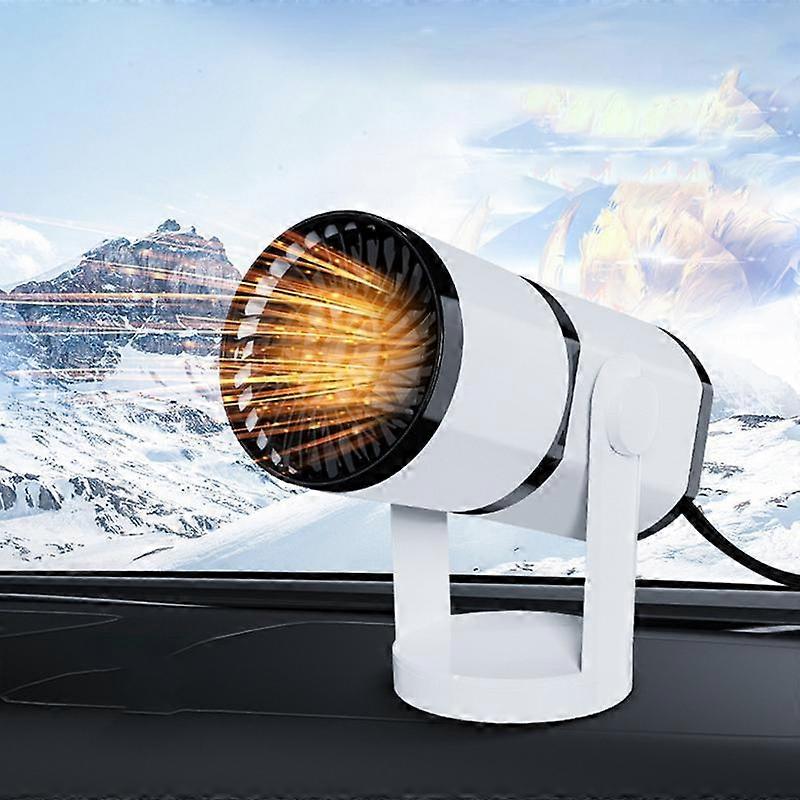 12V/24V Car Heater Electric Heating Fan 2-in-1 Electric Dryer Windshield Defogging Demister Defroster For Car Trucks 150W/200W