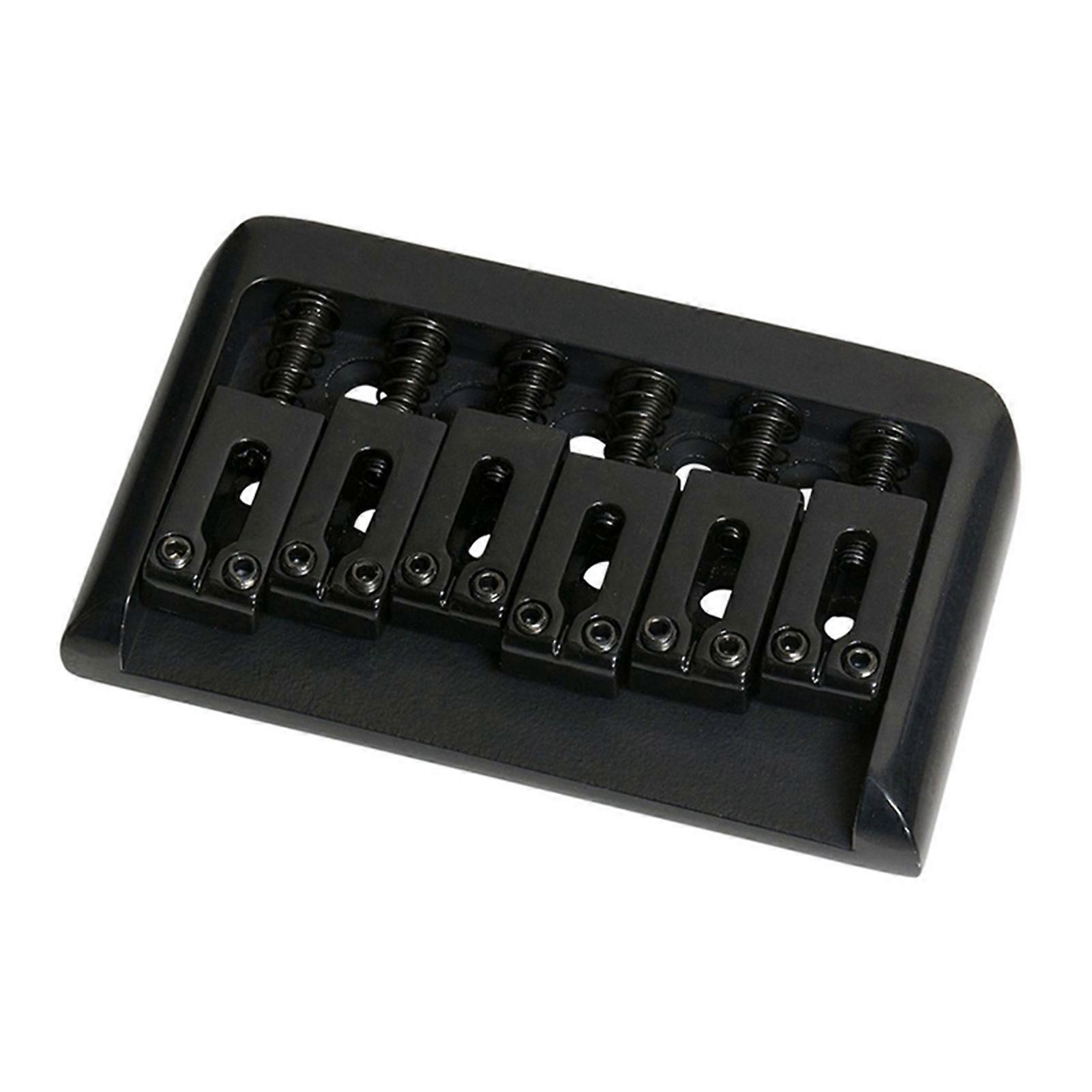Guitar Hardtail Bridge Saddle Bridge Top Load Guitar Tailpiece for Stratocaster Telecaster Easy