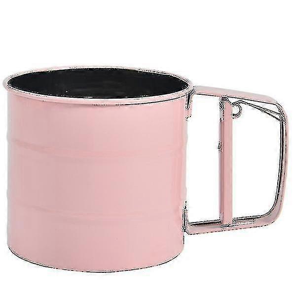 Rustfritt stål håndholdt mel sikt fin mesh sikt for sukkermel og kaffepulver