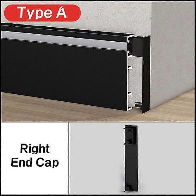 Baseboard light aluminum alloy embedded invisible led light with luminous foundation lines at the corner of the living room wall