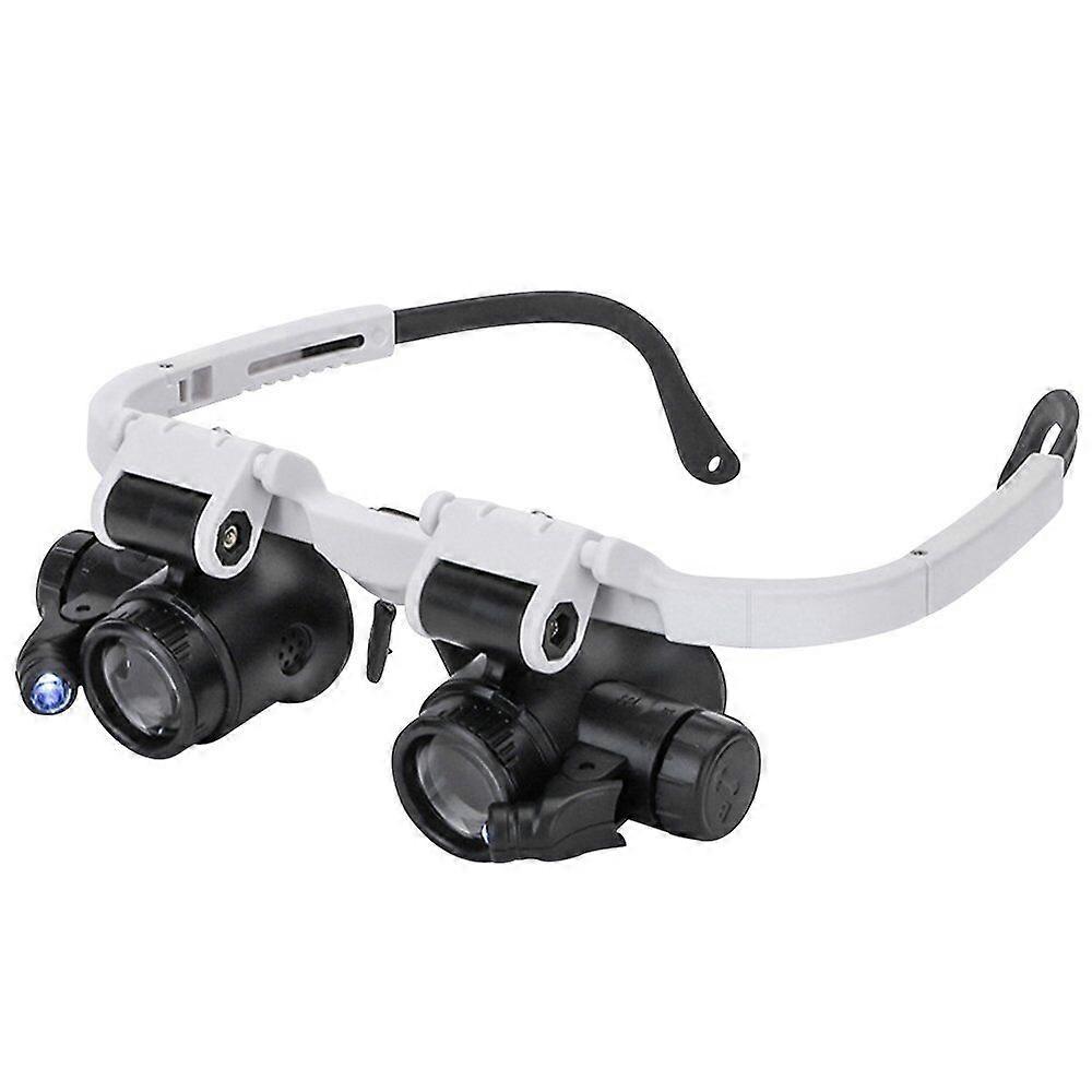 8/15 / 23x拡大鏡虫眼鏡LEDライトジュエラーウォッチ修理ヘッドバンド