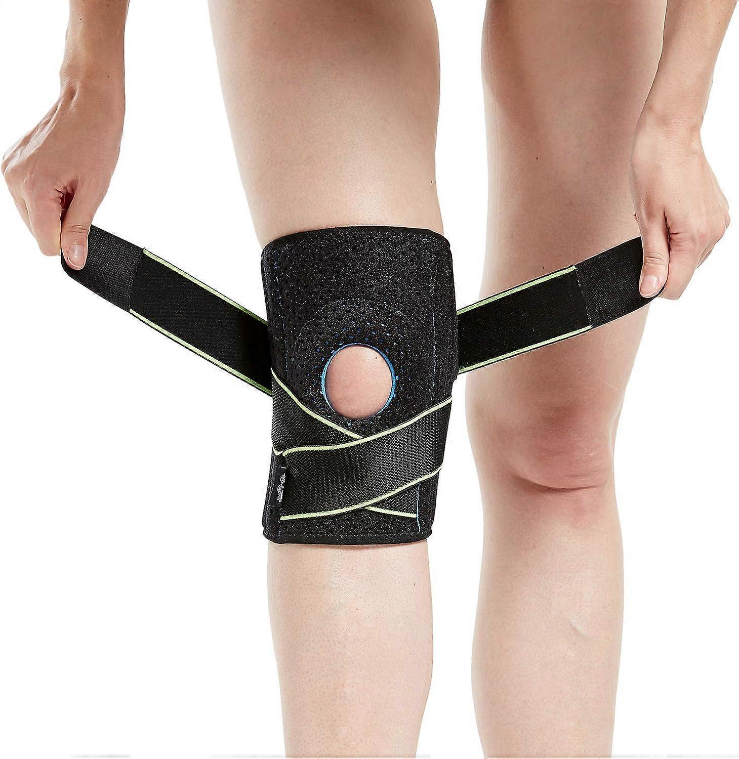 Knee Brace with Side Stabilizers for Knee Support