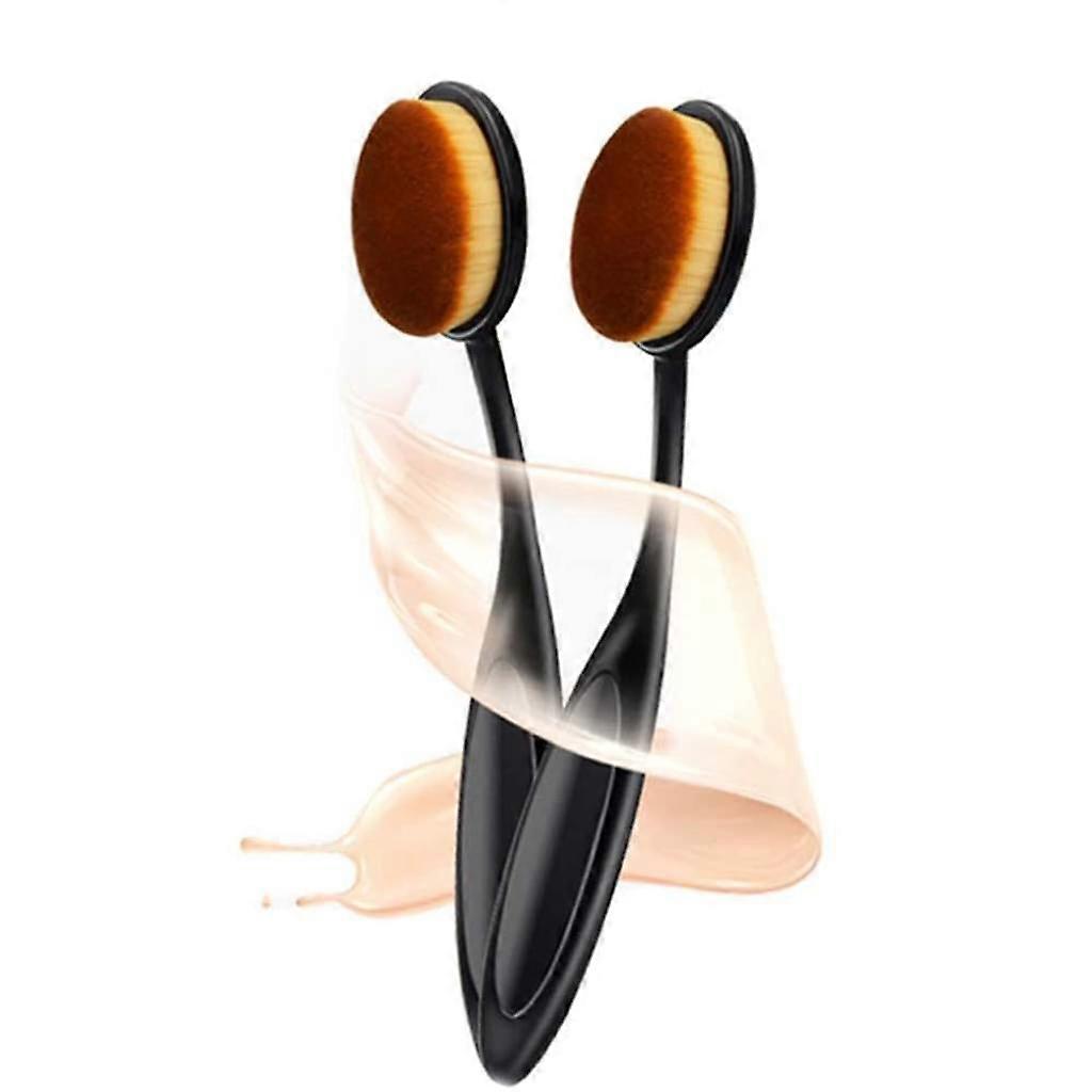 Quick Application Brush - 2pc Foundation Brush Large Toothbrush Makeup Brush BB Cream Quick Application Some Cream Powder Brush Makeup