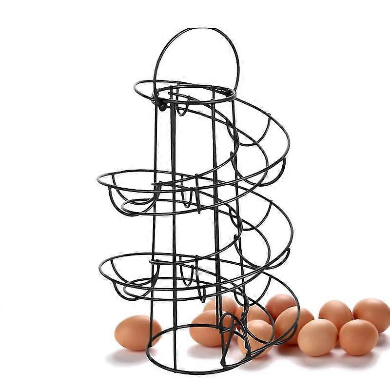 Portable Kitchen Creative Spiral Egg Rack Multifunctional Storage Egg Box Egg Storage Rack