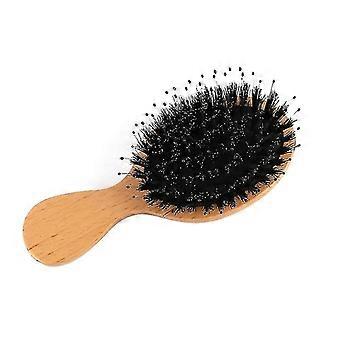 Pro Wooden Paddle Hair Brush Setole Districante Spazzola per capelli Massaggio