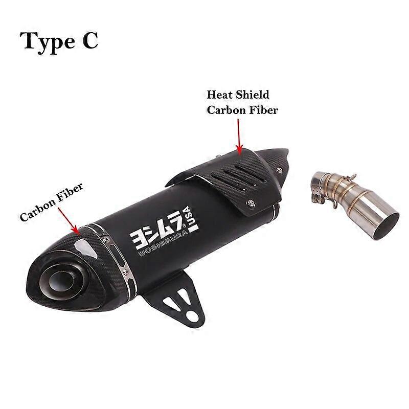 Kohle faser fr BMW C400 C400X C400GT 2018-2020 2021 موتورراد أوسباف سيستم روهر ميد لينك رور شال دمبفر DB القاتل