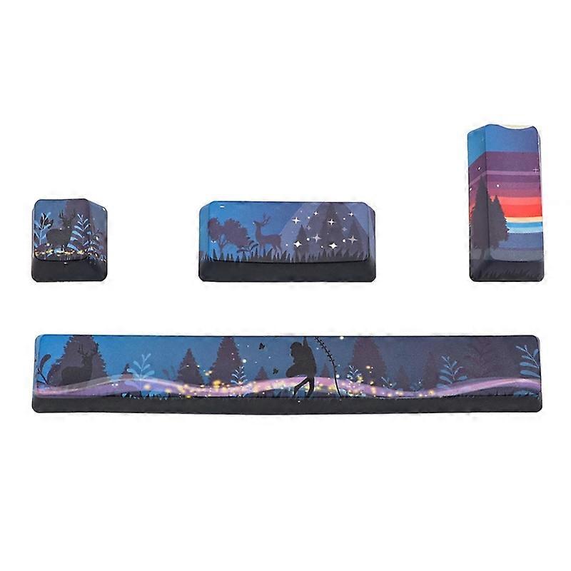 Oem Profile 4 Keys Keycaps Set Esc Enter Space Bar 6.25U PBT Dye-Sublimation