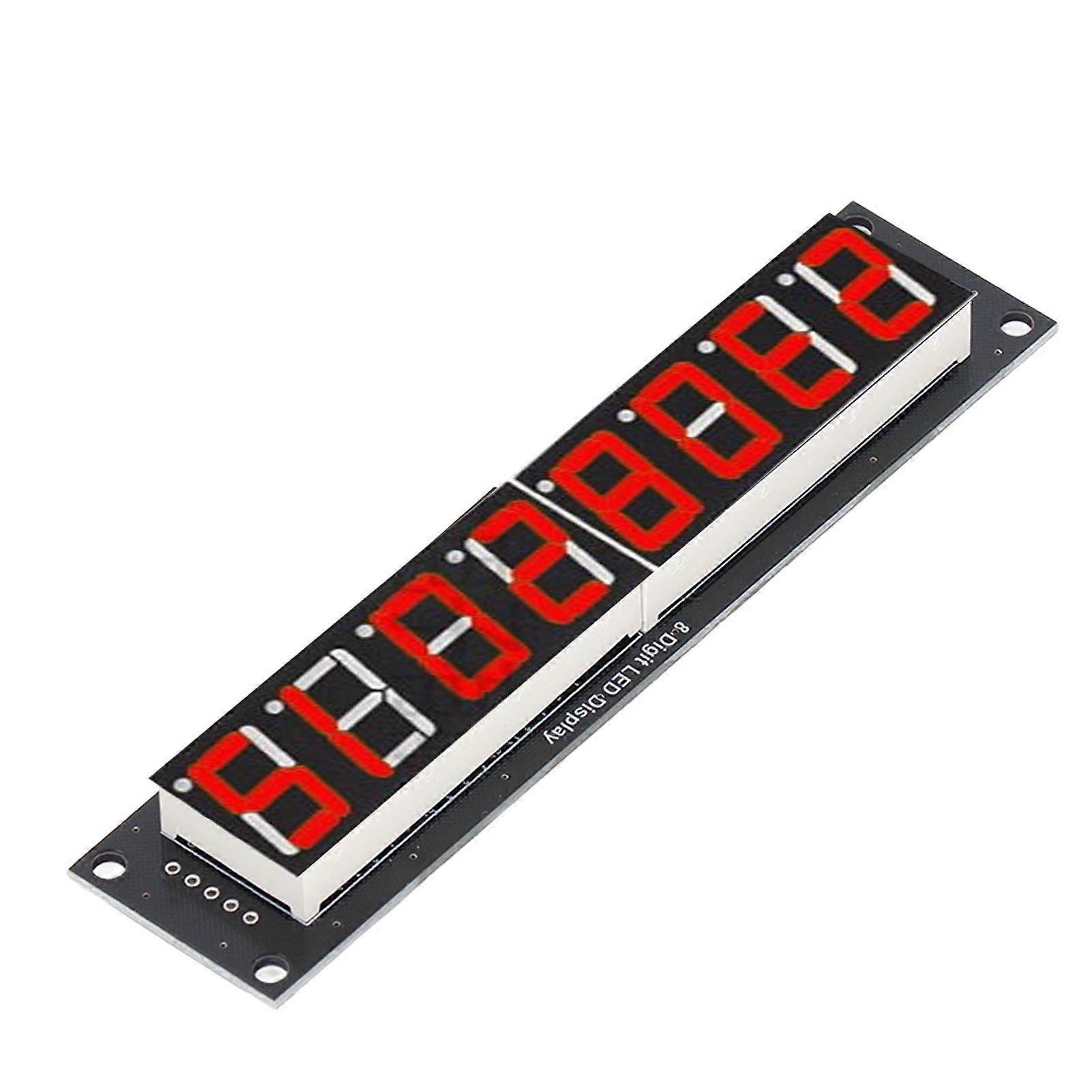 8 Digit 7 Segment LED Display Module with 74HC595 Drive Chip Red 0.56in 5V