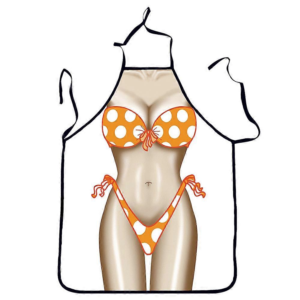 Creativo Sexy Impresión Digital Delantal de Moda
