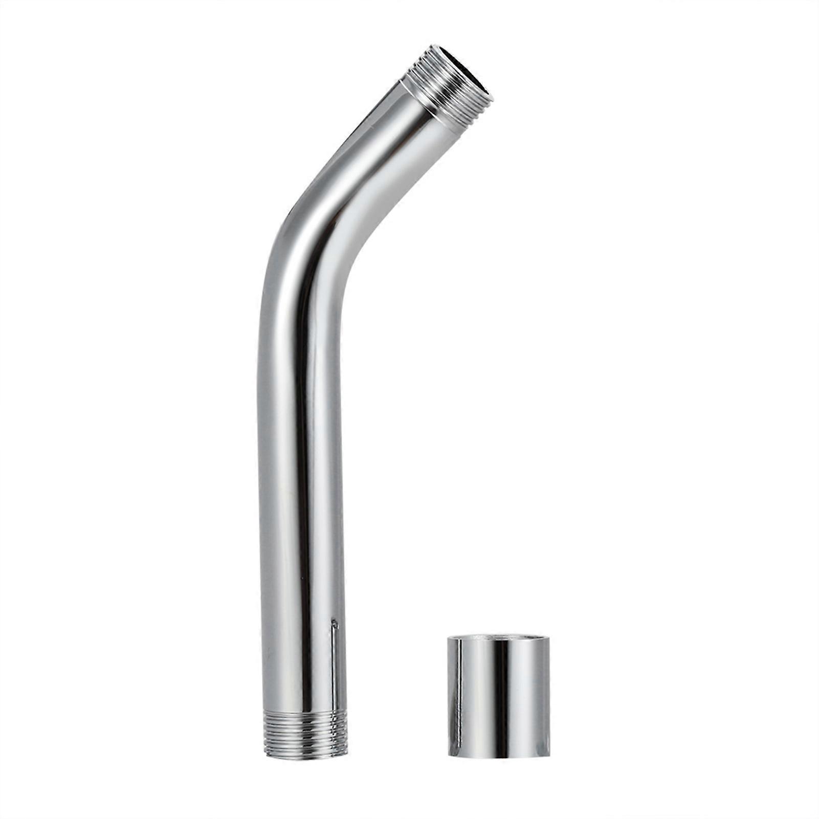 Stainless Steel Handheld Shower Arm Extension Pipe Chrome Plating Wall Mounted
