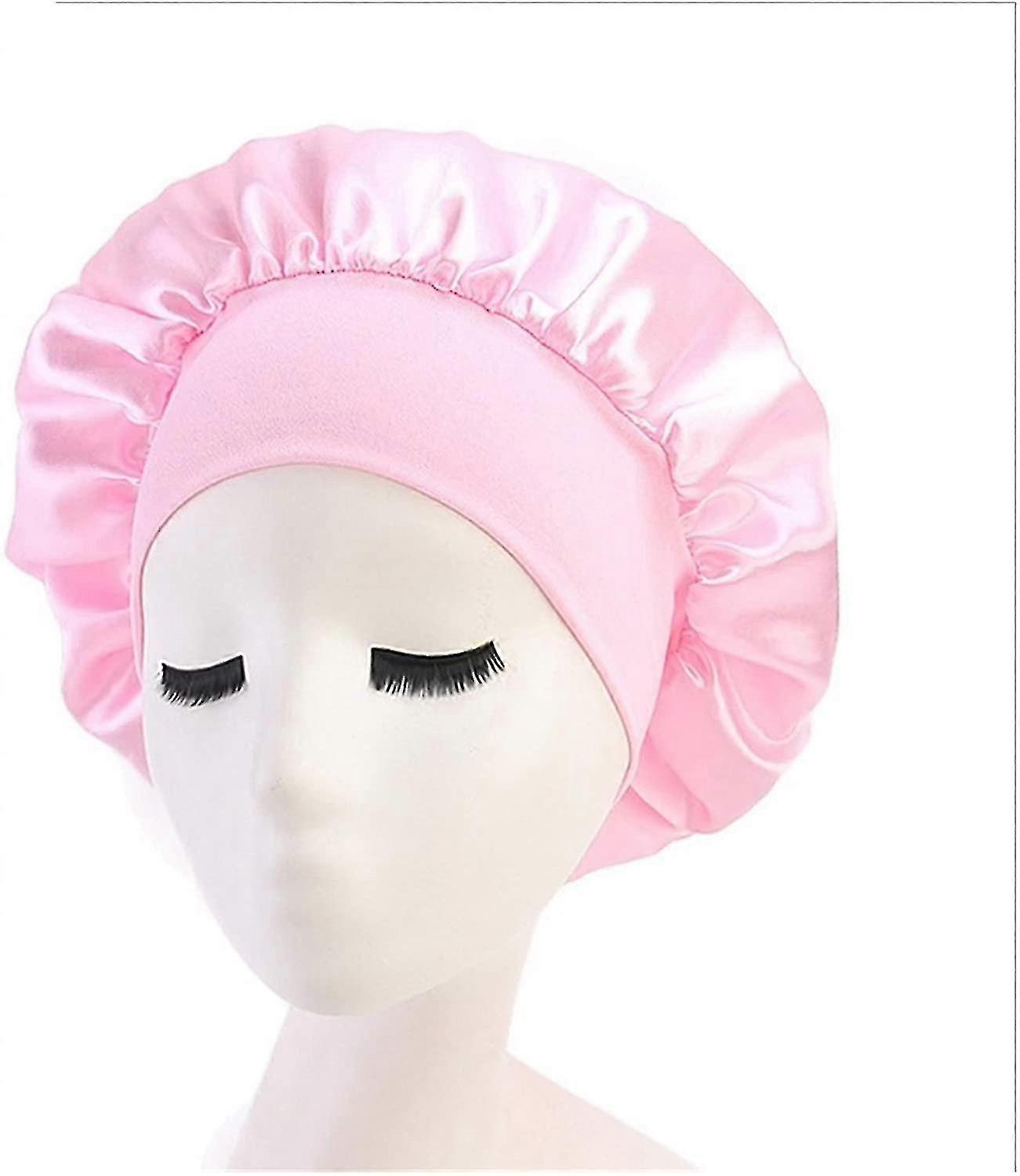Satinmössa Nyligen Dam Sovmössa Natt Hårvårdsmössa