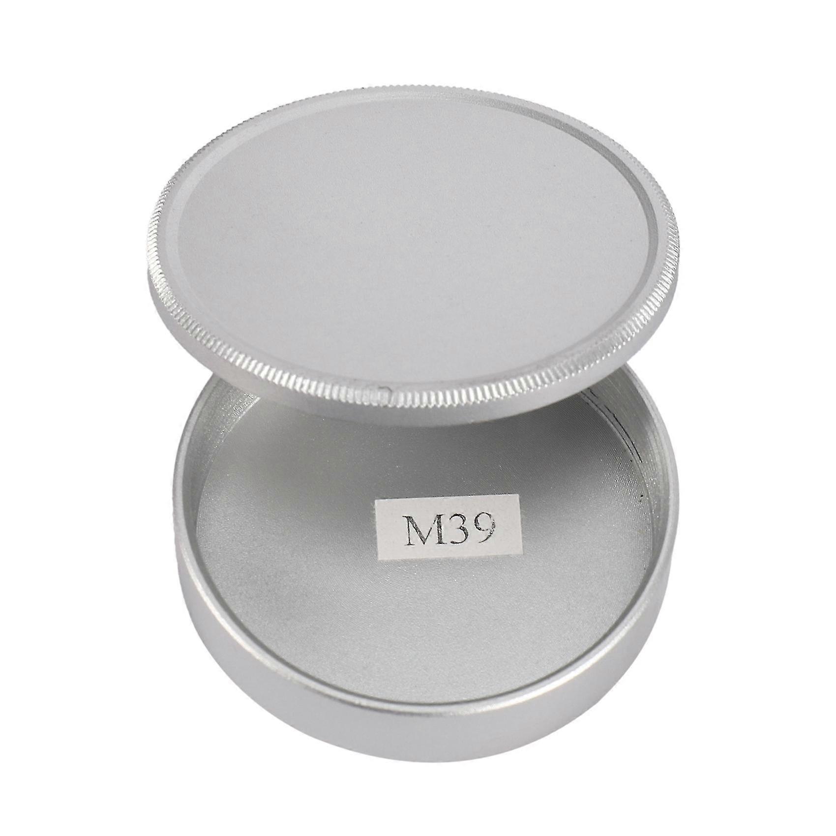 Metal Body Cap And Lens Rear Cap Set For M39 Ltm Screw Mount Mcm39ssilver