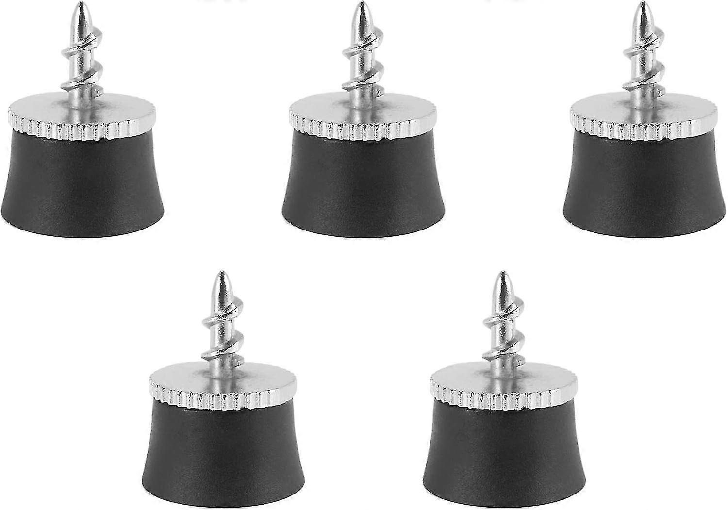 Golf Ball Retriever Sucker Tool - 5 Pcs, Black