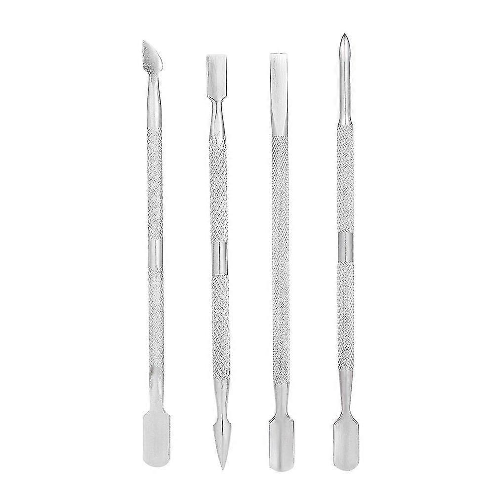 Professional Stainless Steel Cuticle Pusher Set,double End