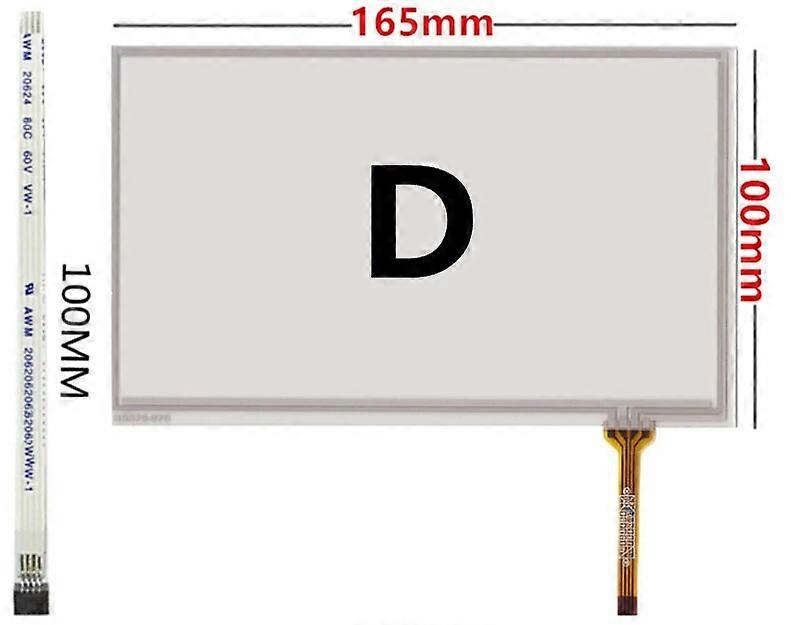 7 Inch 165mm*100mm High Compatibility Universal Digitizer Touch Screen Glass Panel For Car Navigation AT070TN90 HSD070IDW1