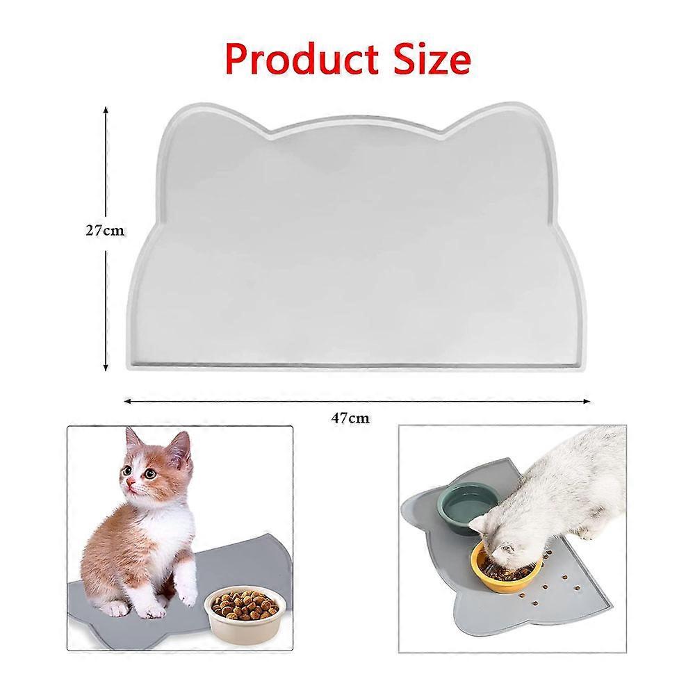 Buy Waterproof Non Slip Pet Feeding Mat Silicone Pet Food Mat Dog
