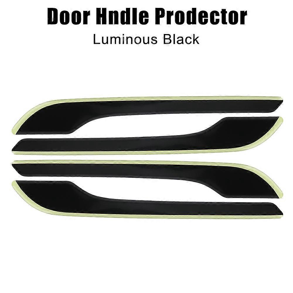 Luminous Handle Kit For Tesla Model 3 Model Y 2022 Door Handle Cover Protector Sticker Car Sticker Auto Styling Accessorie
