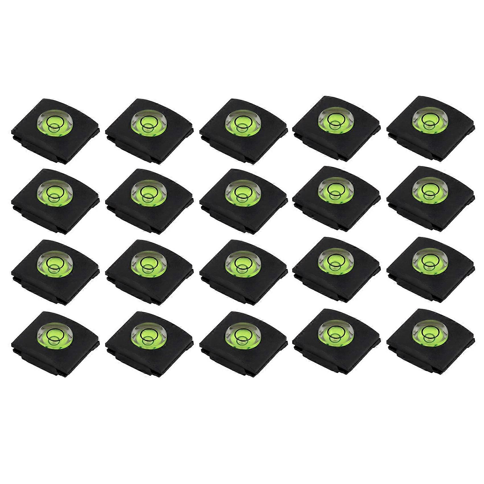 20 Pcs Camera Bubble Spirit Level Hot Shoe Protector Cover Cameras Accessories for A6000 for for
