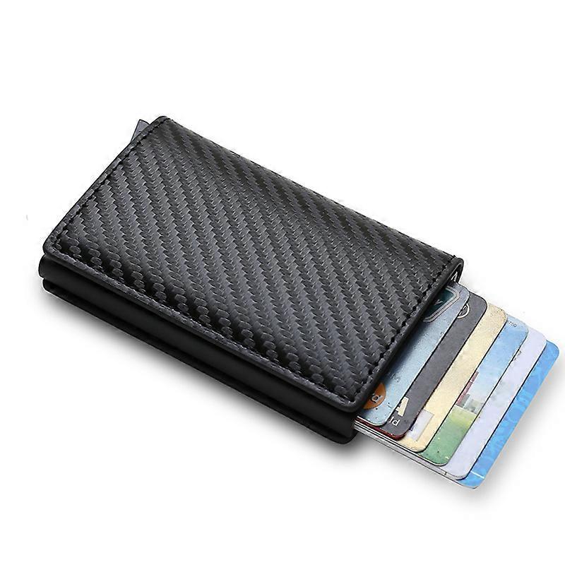 NFC Protected Wallet Kartenhalter 6 Karten Schwarz
