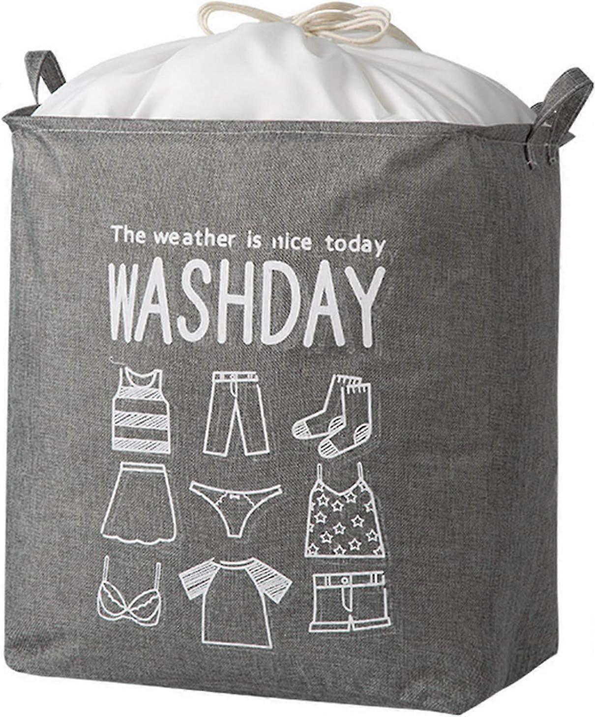 Large Laundry Hamper, 75L Collapsible Laundry Hamper, Drawstring Laundry Hamper, Dirty Laundry Bag Travel Dirty Clothes Home On The Go and Laundry Bin