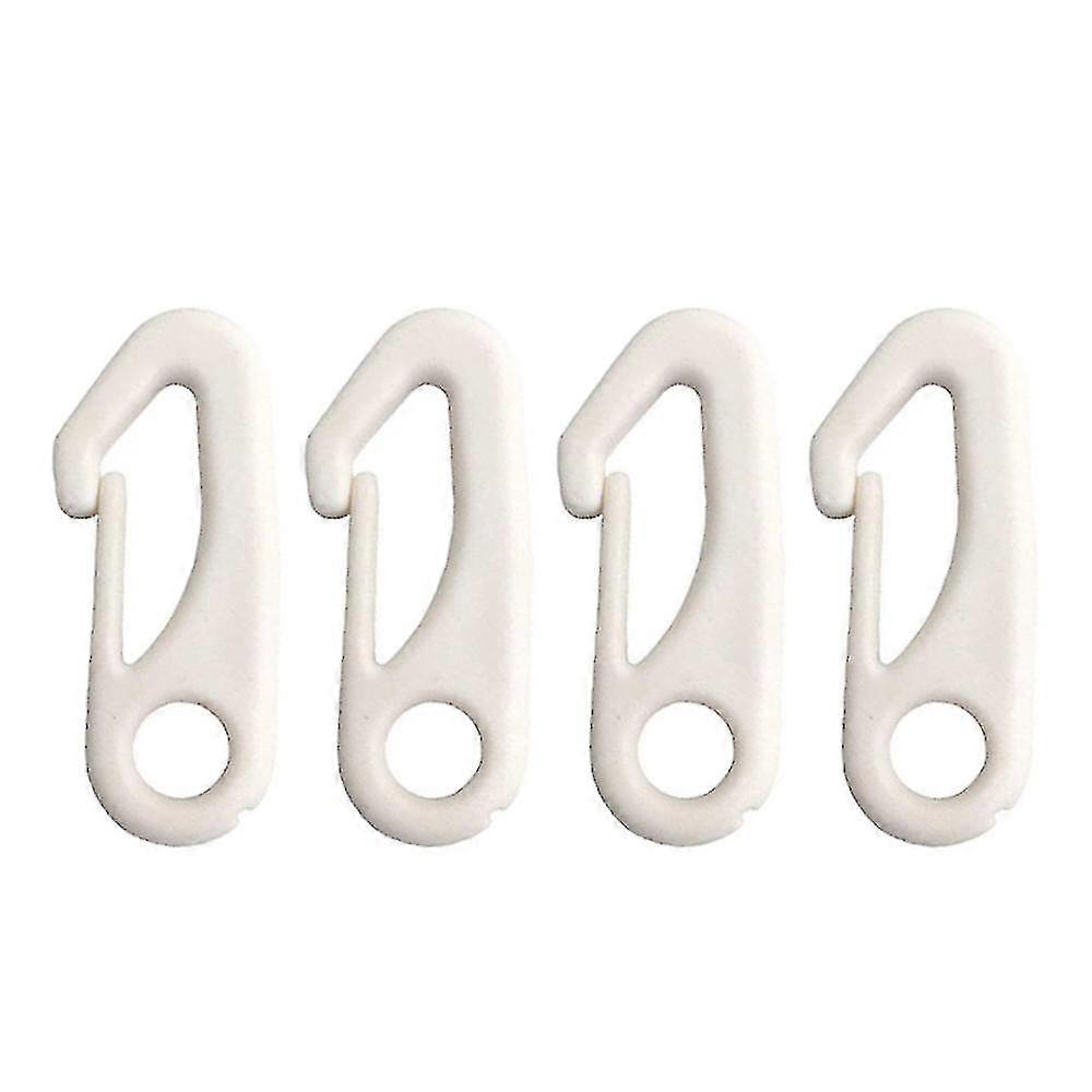 4 Pcs Flagpole Clip Hook Nylon Flagpole Attachment - Attaches Flags To Flagpoles With Strings
