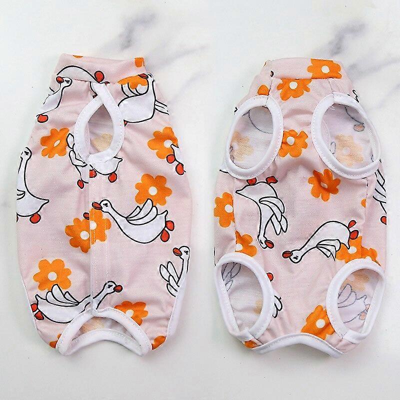 Pet Cats Weaning Sterilization Clothes Small Dog Kitten Anti-lick Vest Cat Surgery Recovery Clothing for Wounds or Skin Disease