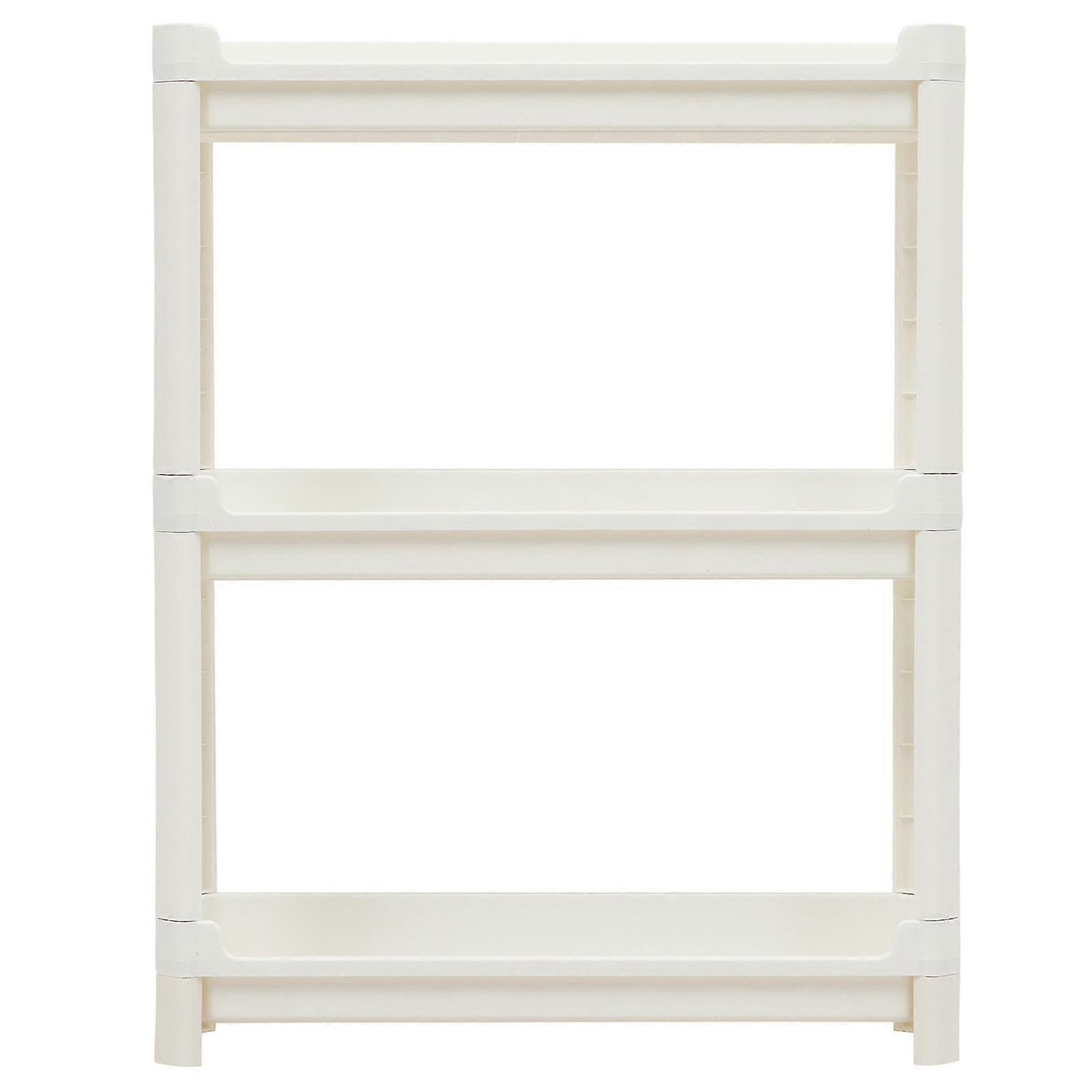 1 Pc Multifunctional Storage Rack Plastic Bathroom Living Room Storage Shelf