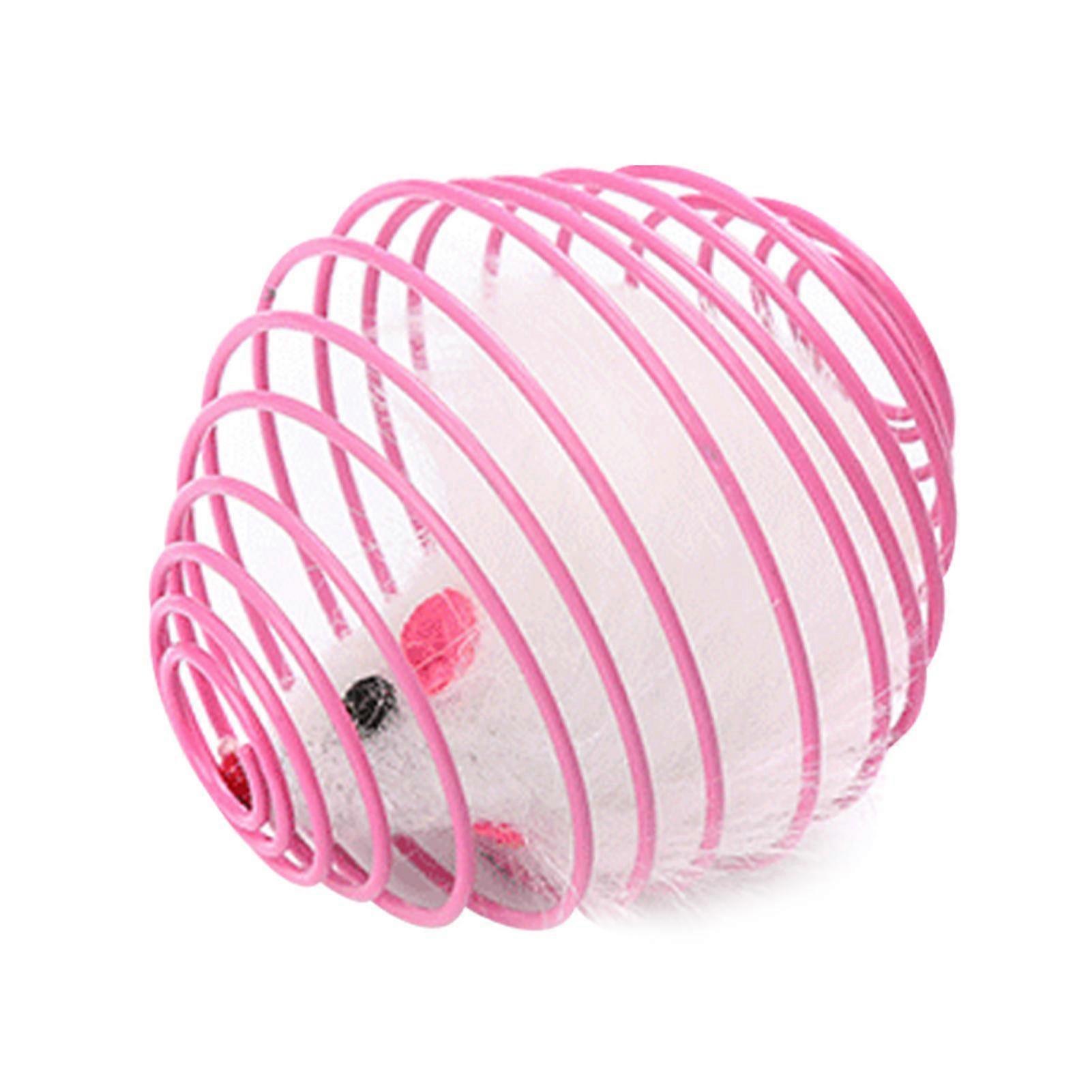 Interactive Pet Supply Cat Toy Random Color Travel Chasing Rolling Spring Mouse