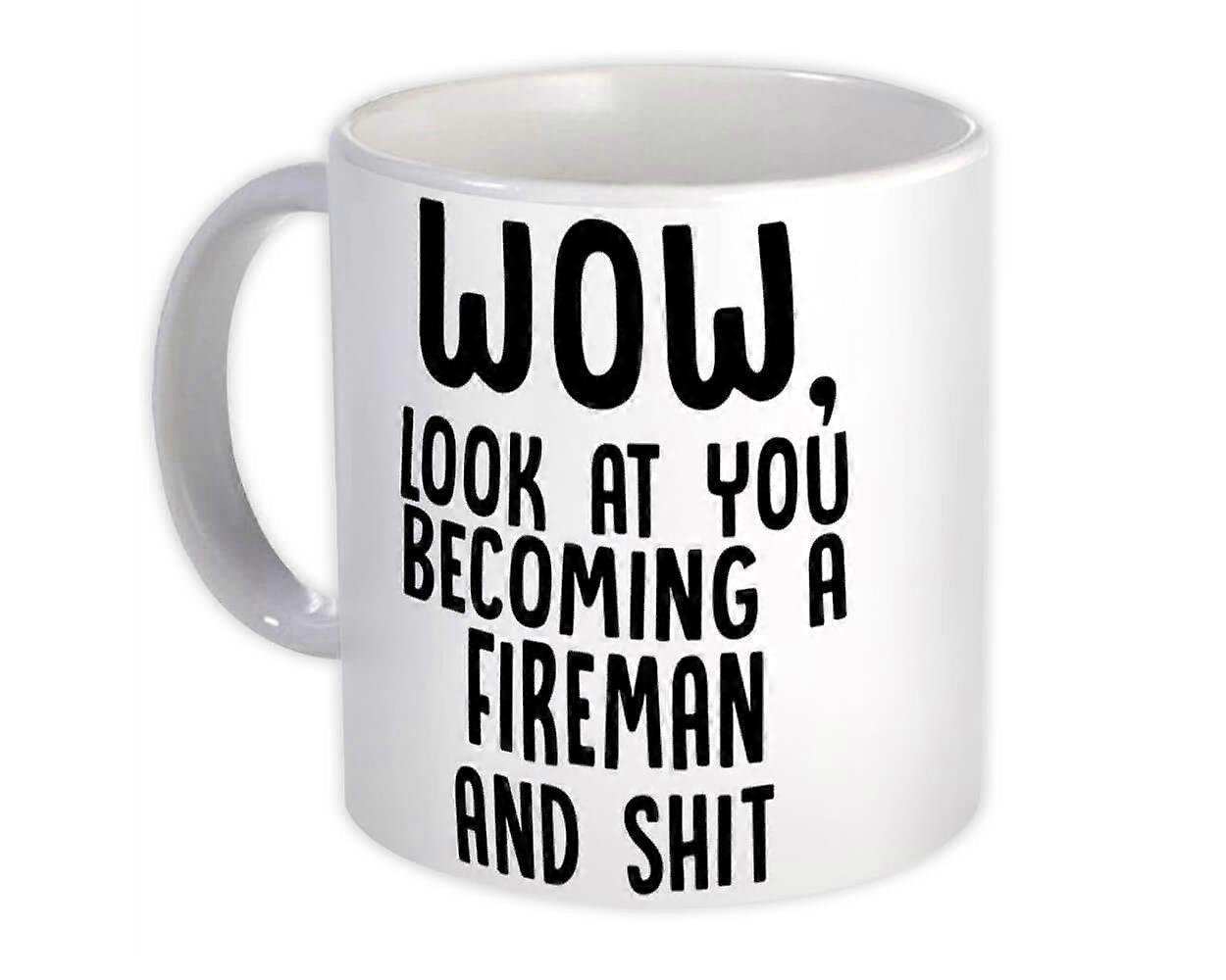 Tazza regalo: pompiere e wow