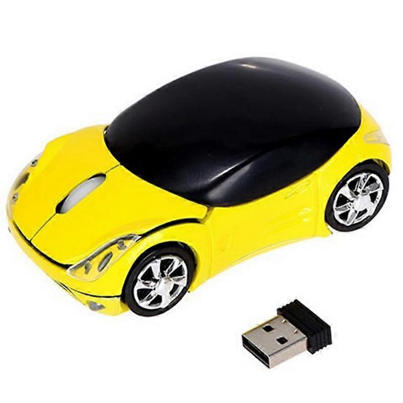2.4GHz 1600DPI Wireless Optical Mouse USB Scroll Mice for Tablet Laptop  Cartoon Car Mouse
