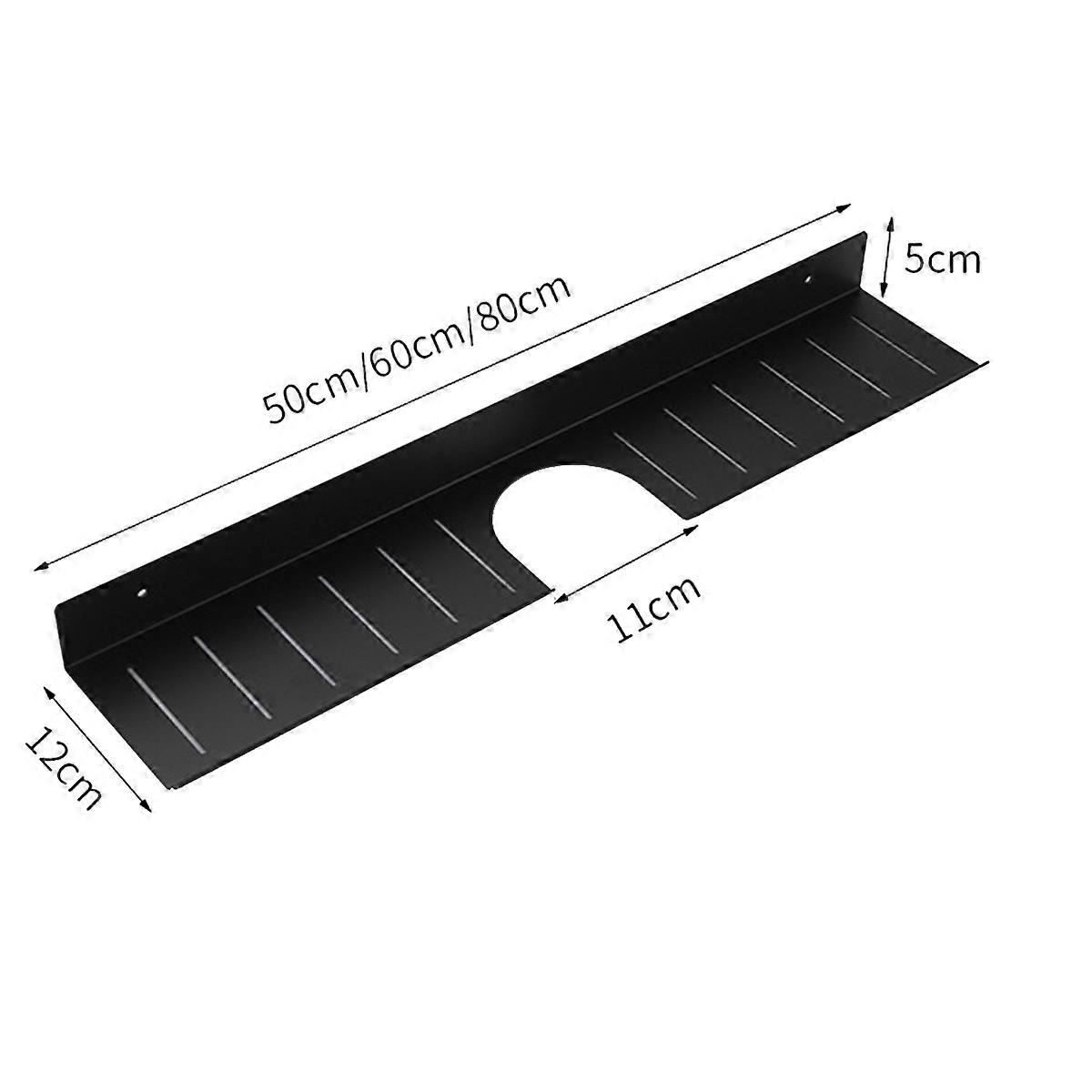 Floating Shelf Adhesive Bathroom Wall Storage Shelf No Drilling Display Ledge Shelf
