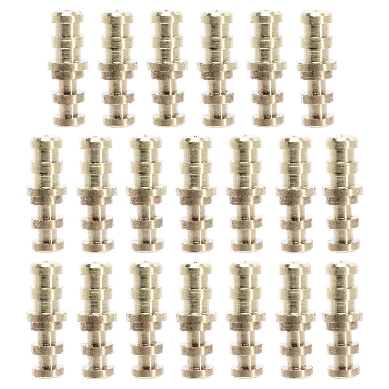 20 Sets Table Bolt Sleeve Connectors Durable Table Dowel Pin Alignment Pin