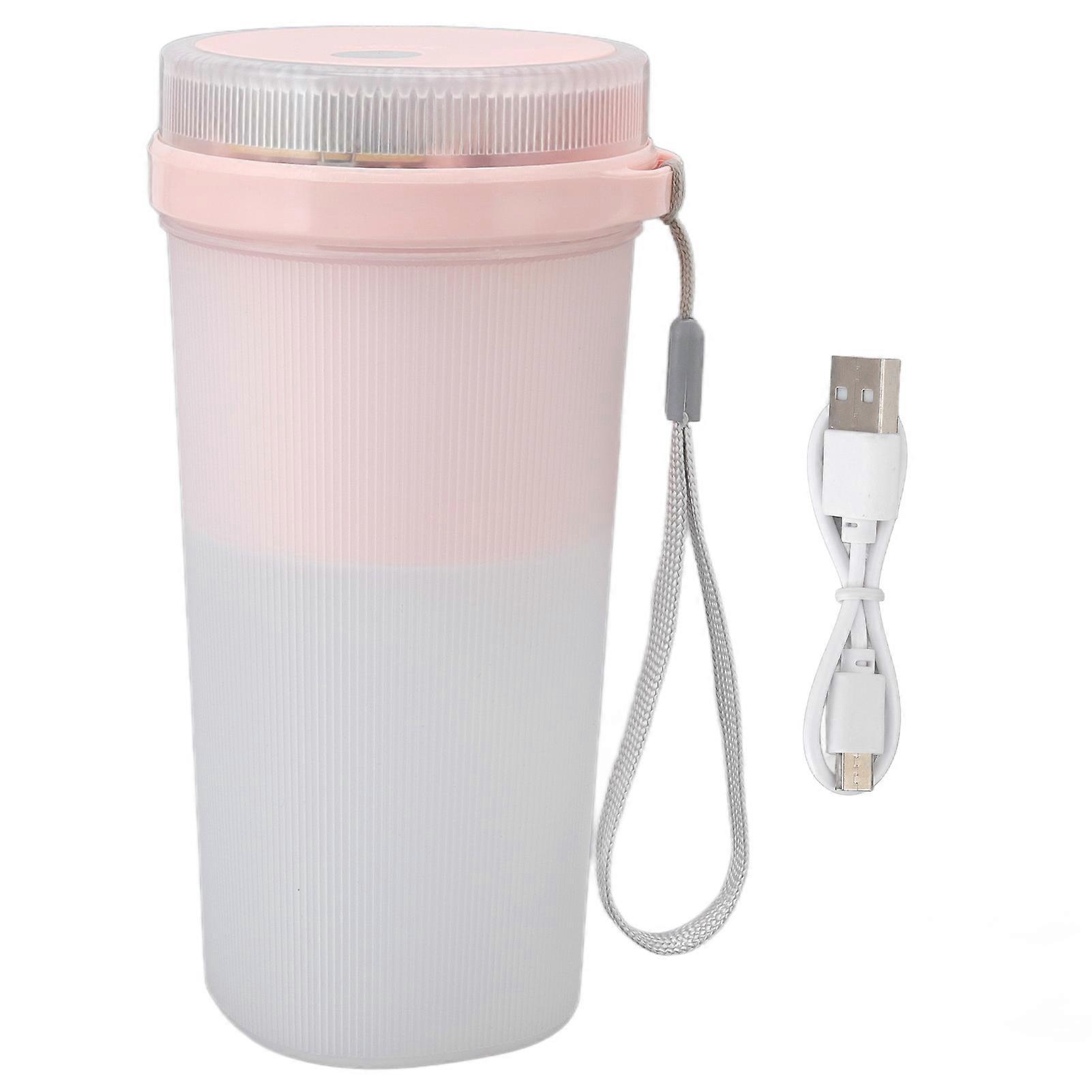Machine à smoothie rechargeable portable, gobelet isolé en acier inoxydable avec tasse à café étanche pour un style de vie en déplacement, 300 ml